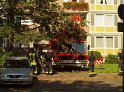 Einsatz BF Koeln Hoehenretter Koeln Stammheim Georg Beyerstr P144